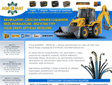 Tablet Screenshot of agromat.net.pl